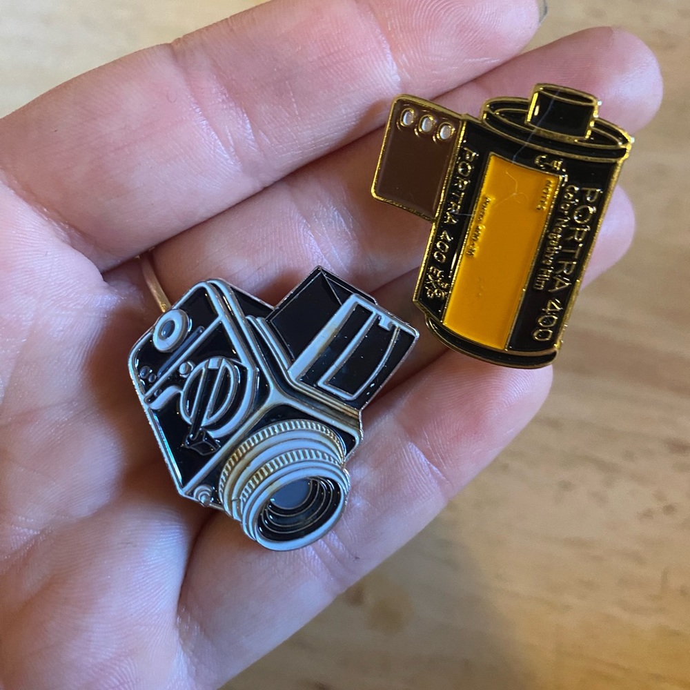Film Photography Enamel Pins